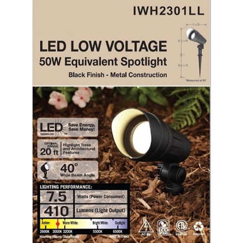 SKYLIGHT  Led Low Voltage 50W Equivalent Spotlight- to Highlight Trees And Architectural Features