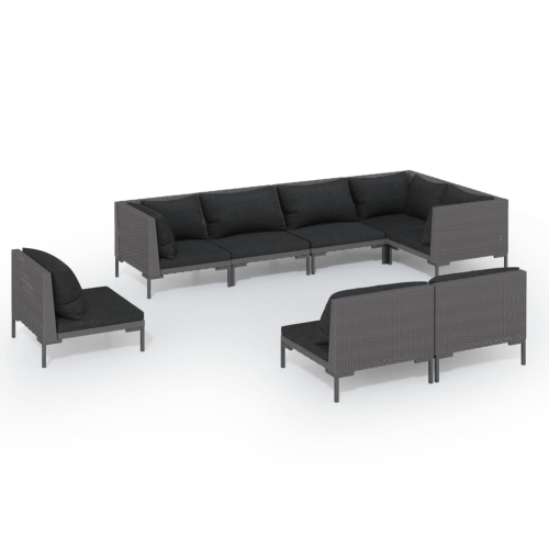 Vidaxl 8 piece 2025 garden lounge set