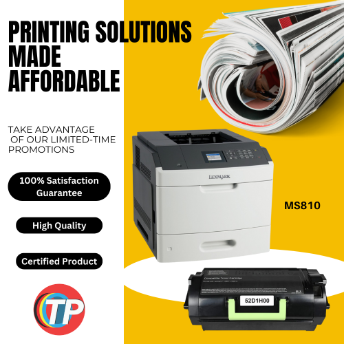 Compatible Lexmark 52D1H00, 521H Toner Cartridge For MS710, MS810, MS711, MS811, MS812, 25000 Pages