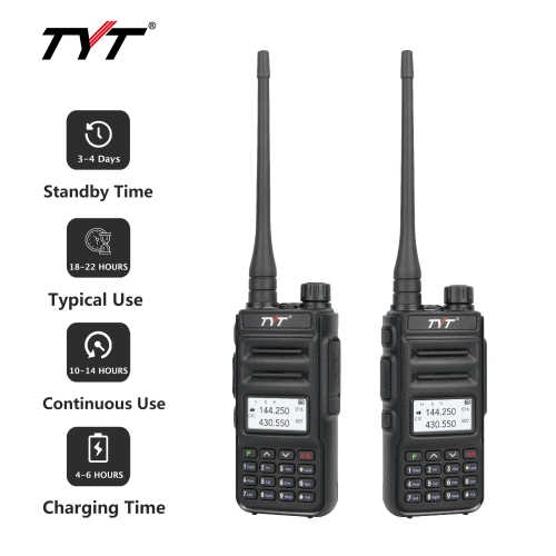 TH-UV88 Handheld VHF/UHF Dual Band Analog Two Way Radio, Analog Walkie Talkie