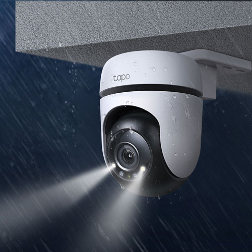 Caméra IP d'extérieur semi sans fil 2K panoramique-inclinable Tapo C510W de TP-Link