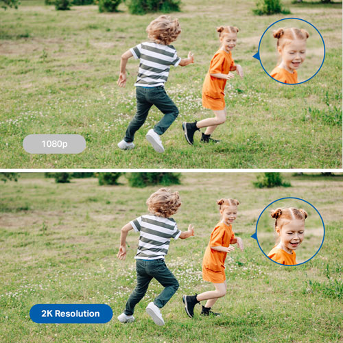 Caméra IP d'extérieur semi sans fil 2K panoramique-inclinable Tapo C510W de TP-Link