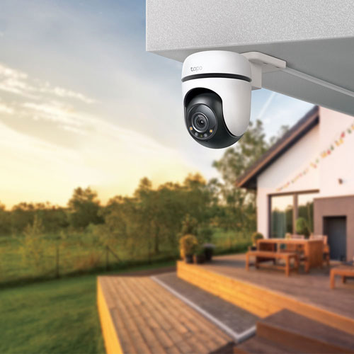 Caméra IP d'extérieur semi sans fil 2K panoramique-inclinable Tapo C510W de TP-Link
