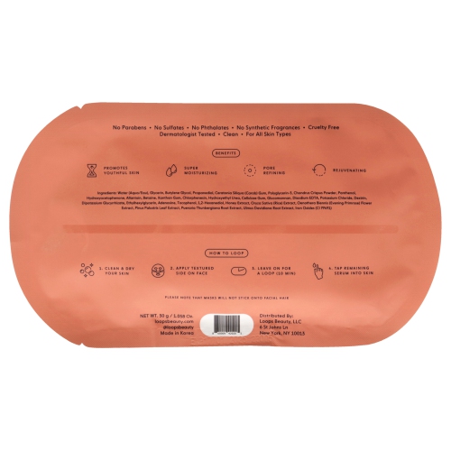 Weekly Reset Rejuvenating Hydrogel Face Mask by Loops for Women - 1 Pc Mask