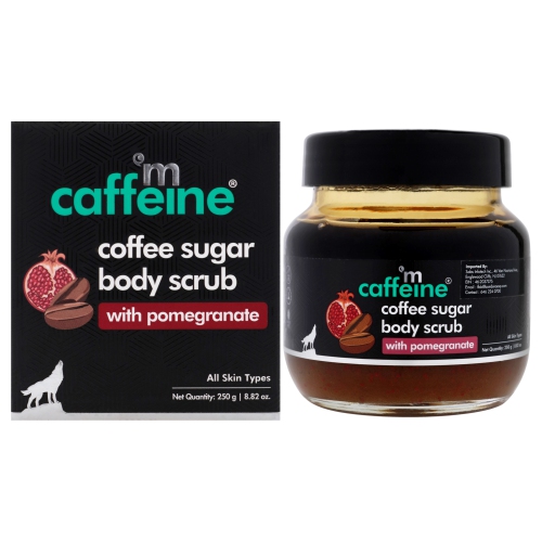 MCAFFEINE  Coffee Sugar Body Scrub - Pomegranate - All Skin Types By for Unisex - 8.82 OZ Scrub