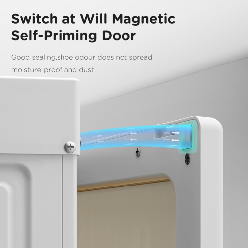 AntBox Closet 15 grids 9 doors 3 hangers, Portable Wardrobe Closet Storage Organizer for Clothes, Folding All-in-one Plastic Wardrobe with Magnetic