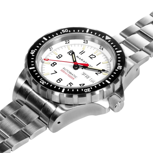 MARATHON- Arctic Edition Jumbo Day/Date Automatic with Stainless Steel Bracelet Canadian Armed Forces Clasp 46mm