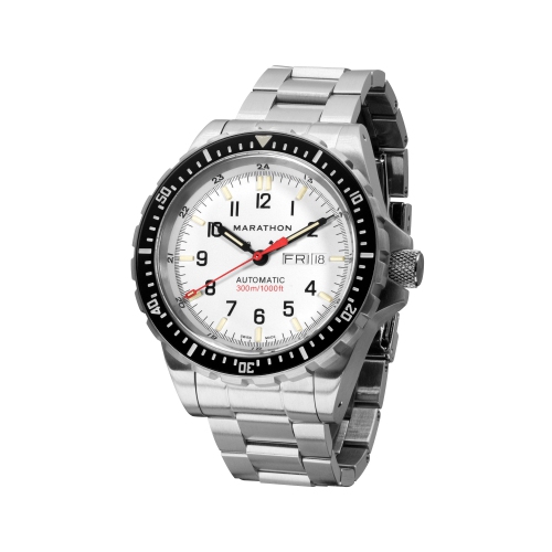 MARATHON- Arctic Edition Jumbo Day/Date Automatic with Stainless Steel Bracelet Canadian Armed Forces Clasp 46mm