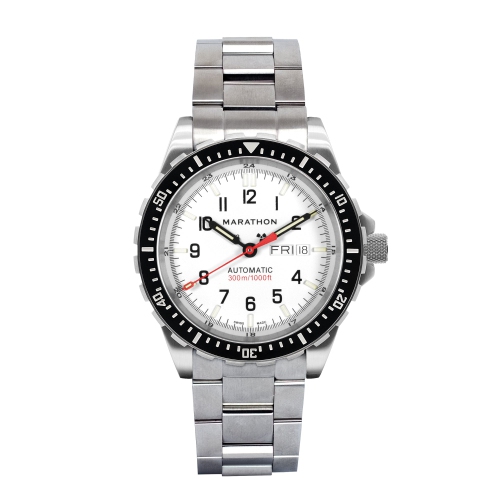 MARATHON  - Arctic Edition Jumbo Day/date Automatic (Jdd) With Stainless Steel Bracelet The Yamam Clasp 46MM In Multicolor