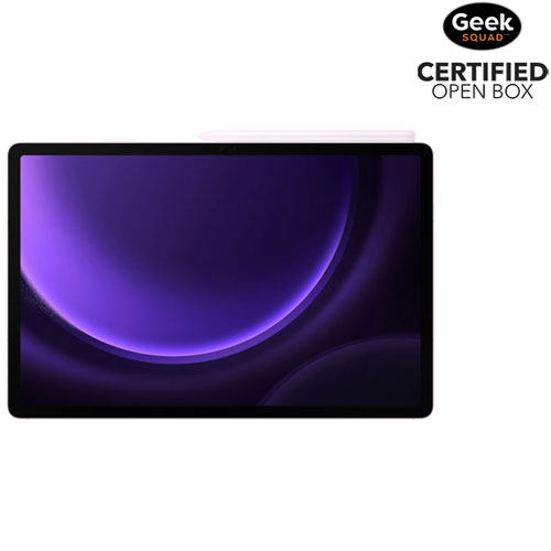 Open Box - Samsung Galaxy Tab S9 FE+ 12.4" 256GB Android Tablet with Exynos 1380 - Light Pink