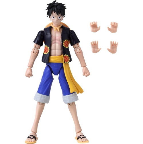 One Piece 6 Inch Action Figure Anime Heroes - Monkey D. Luffy Dressrosa Version