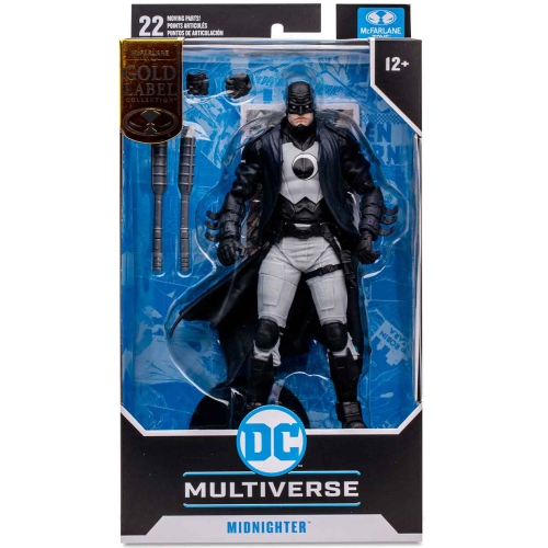 DC  Multiverse Classics 7 Inch Action Figure Exclusive - Midnighter Label In Gold