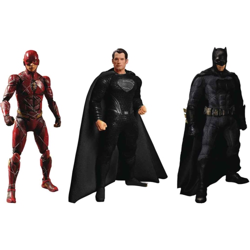 DC  Justice League Zack Snyder 6 Inch Action Figure Deluxe Box Set - Batman, Superman, And The Flash