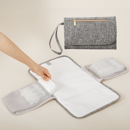 Sunveno Tweed Foldable Diaper Bag Backpack