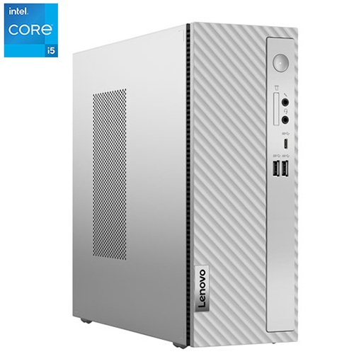 Refurbished - Lenovo IdeaCentre 3i Desktop PC -Cloud Grey (Intel Ci5-12400/256GB SSD/8GB RAM/Win 11)