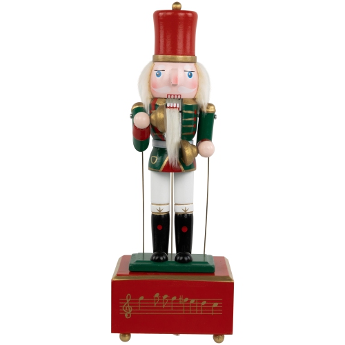 Musical and Animated Cymbalist Christmas Nutcracker - 12"