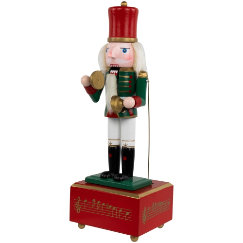 Musical and Animated Cymbalist Christmas Nutcracker - 12"