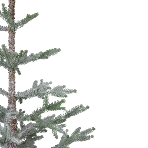 4' Snow Covered Frosted Pine Artificial Christmas Tree with Jute Base - Unlit