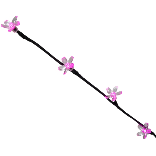 Set of 3 Pre-Lit Cherry Blossom Artificial Tree Branches 2.5' - Fuschia LED Lights