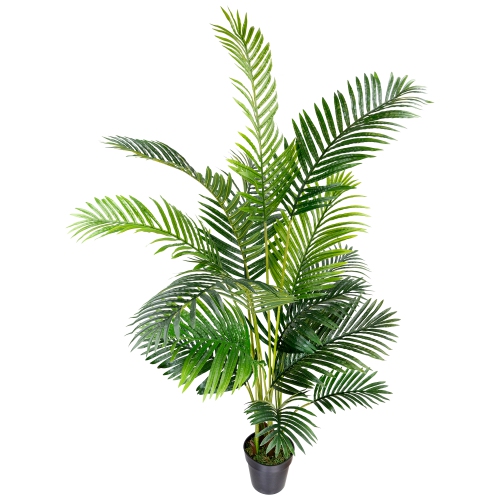 Potted Artificial Green Areca Palm Tree - 5.25'