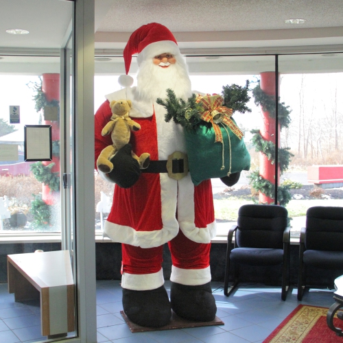 LED Lighted and Musical Inflatable Santa Claus Commercial Christmas Figurine - 8'