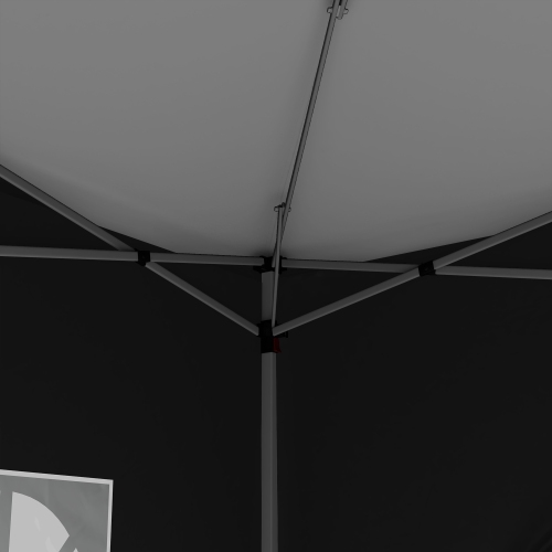 Outsunny 10'x10' Outdoor Pop Up Party Tent Gazebo Canopy with Carrying Bag