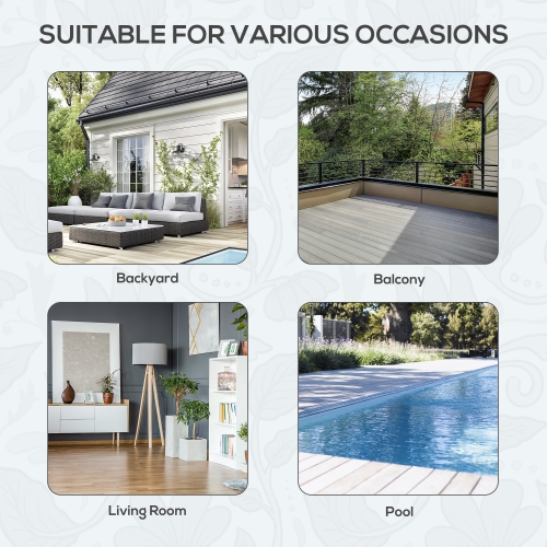 Outsunny 4 Pieces Garden Rattan Furniture Set, Wicker Patio Furniture Outdoor Conversation Set with Corner Sofa Loveseats Coffee Table Cushions for