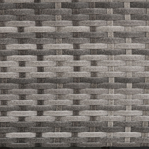 Outsunny 3-Seater Wicker Outdoor Sofa with Cushions and Pillows, PE Rattan Outdoor Couch, Steel Frame Patio Couch Conversation Furniture for Garden