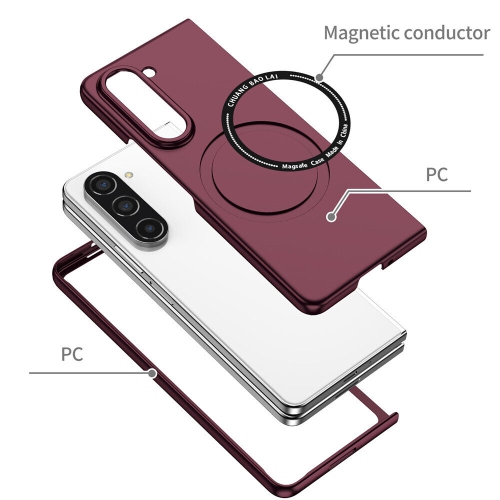 Étui magnétique SuperShield pour Galaxy Z Fold5 5G de Samsung compatible avec MagSafe, étui antichoc de qualité militaire avec cercle magnétique