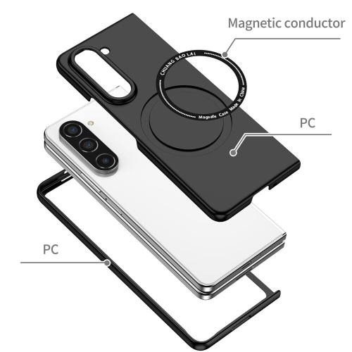 SuperShield Magnetic Phone Case for Samsung Galaxy Z Fold5 5G Compatible with Magsafe, Military-Grade Shockproof Case with Built-in Magnet Circle -
