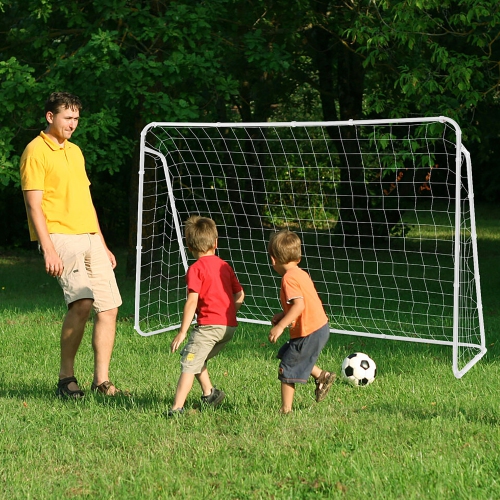 Gymax 5FT x 7FT Soccer Goal W/All-weather Net for Kids Backyard Training Fast Set-Up