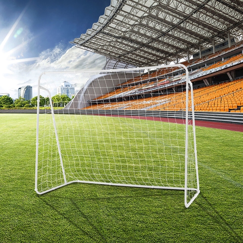 Gymax 5FT x 7FT Soccer Goal W/All-weather Net for Kids Backyard Training Fast Set-Up