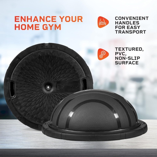 LifePro Half Exercise Ball Trainer: Balance Ball for Exercise, Stability Ball Trainer - Full Body Workout, Physical Therapy - Half Exercise Ball for