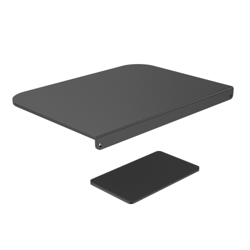 SHOPPINGALL Pack of 2 Steel Desk Reinforcement Plate for Fragile Tabletop, Compatible with Most Monitor Mounts - SA-A83-BLACK