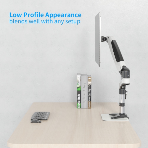 SHOPPINGALL Pack of 2 Steel Desk Reinforcement Plate for Fragile Tabletop, Compatible with Most Monitor Mounts - SA-A83-WHITE