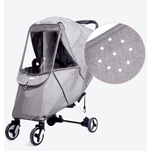 Sunveno Universal Stroller Rain Cover, Grey