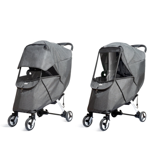 Sunveno Universal Stroller Rain Cover, Grey