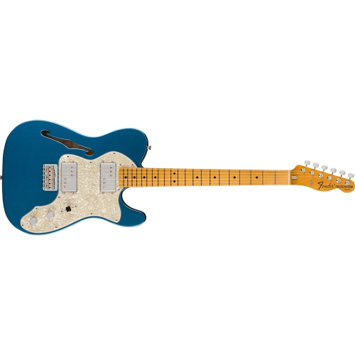 Fender American Vintage II '72 Telecaster® Thineline, érable, guitare électrique - Lake Placid Blue