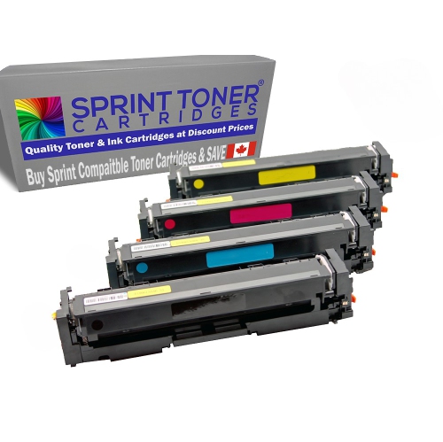 Canon 067H Compatible High Yield Combo Set, With CHIP, 4 colours, B/C/Y/M. Canadian Company