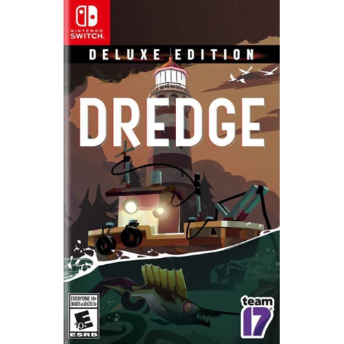 U&I ENTERTAINMENT  Dredge Deluxe Edition (Ninendo Switch) I bought 2 sealed copies youtubes the game ominus , yet simple , looking forwardto playmg this game this month looks like a good halloween game its fishing and cooking and upgrading your figsing boat i believe