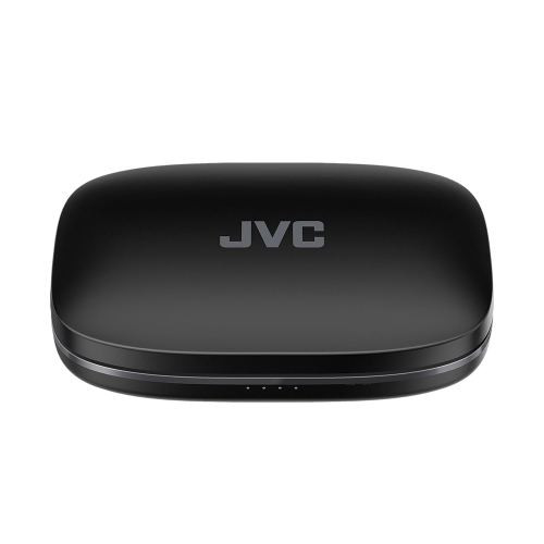 JVC – Écouteurs bouton sans fil, Bluetooth 5,3 avec microphone et étui de chargement, noir
