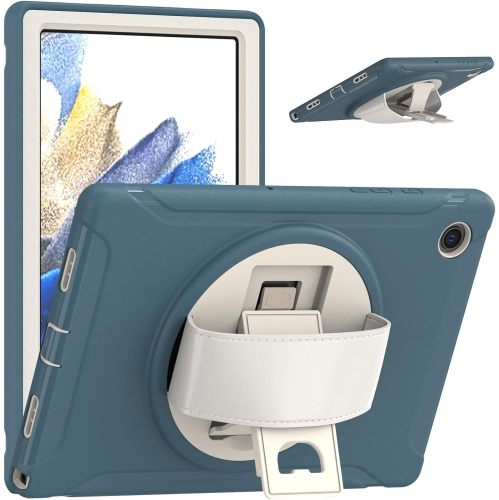 CSMART  [Cs] Shockproof Heavy Duty Rugged Kickstand Case With Hand Strap for Samsung Tablet Tab A8 10.5", Sm-X200 Sm-X205