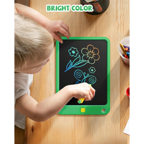 LCD Writing Tablet 10 inch - Toddler Toys for 3-12 Years Old, Drawing Pad for Kids, Boys, Girls - Doodle Board - Perfect Stocking Stuffer, Christmas