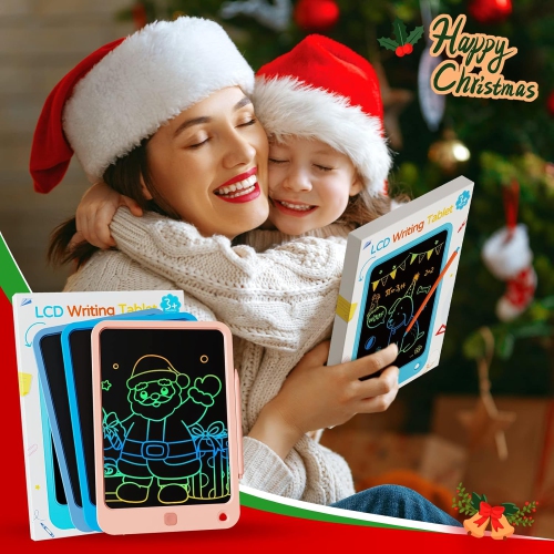 LCD Writing Tablet 10 inch - Toddler Toys for 3-12 Years Old, Drawing Pad for Kids, Boys, Girls - Doodle Board - Perfect Stocking Stuffer, Christmas