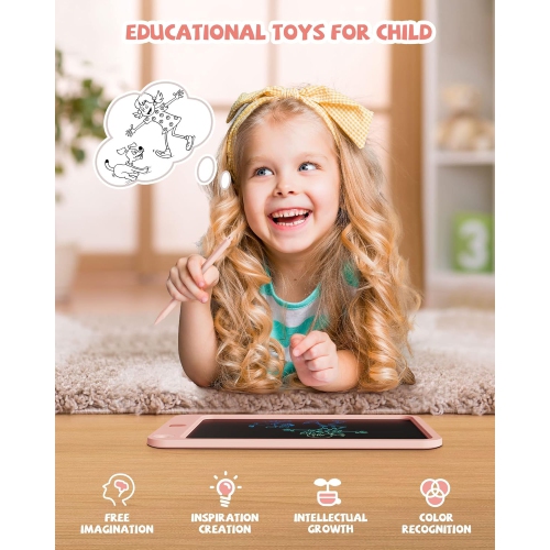 LCD Writing Tablet 10 inch - Toys for 2-8 Year Old, Unicorn Doodle Board, Drawing Pad - Unicorn Gifts for Boys, Girls - Birthday Presents for kids