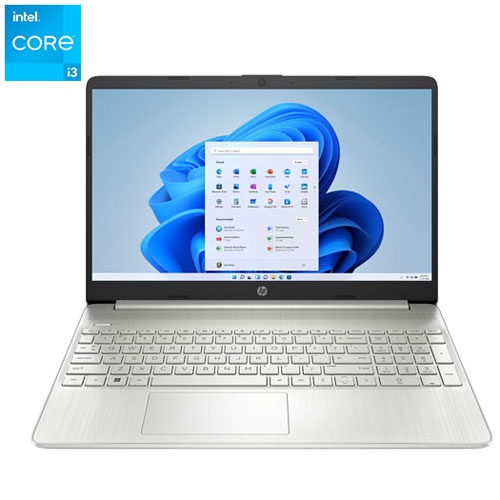 HP  Refurbished (Fair) - 15.6" Laptop - Natural (Intel Ci3-1215U/512GB SSD/8GB Ram/windows 11 Home) In Silver