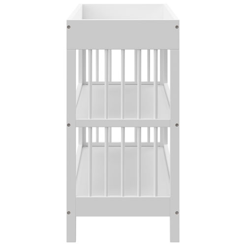 Graco Teddi 2-Shelf Changing Table with Changing Pad - White