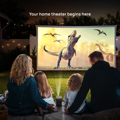 MoGo 2 Pro de XGIMI + ensemble avec support à angles multiples, projecteur de cinéma maison, portatif pour l'extérieur, 1080p, prise en charge