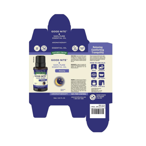 Huile essentielle nature's Truth, Good Nite, 0,51 oz liq