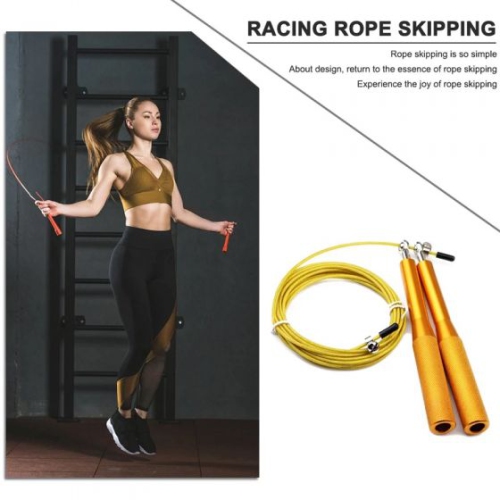 Corde à sauter Tali poignée en aluminium, fil d'acier de qualité supérieure avec couvercle en polyuréthane